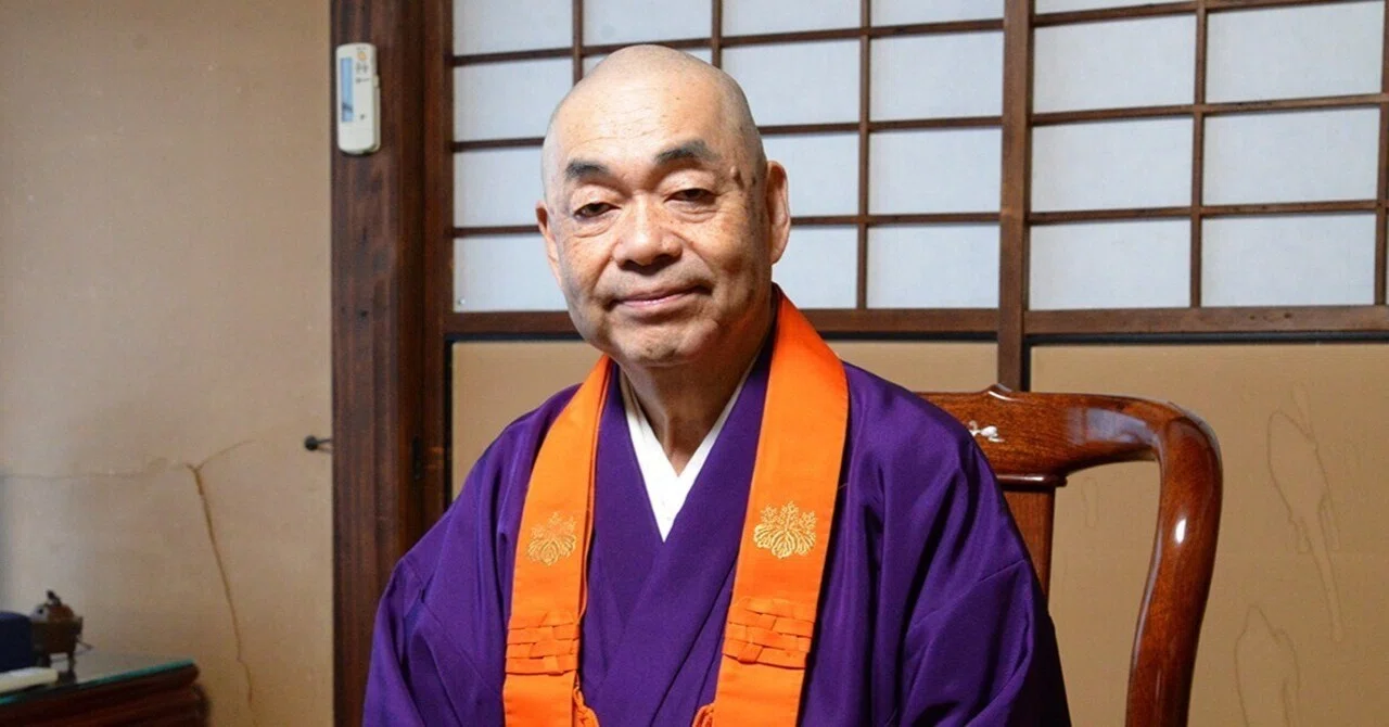 真言宗醍醐派管長・総本山醍醐寺座主 岡田宥秀 掛軸 一痕新月上梧桐 法流守るために革新を 真言宗醍醐派総本山醍醐寺 壁瀬宥雅座主：中外日報
