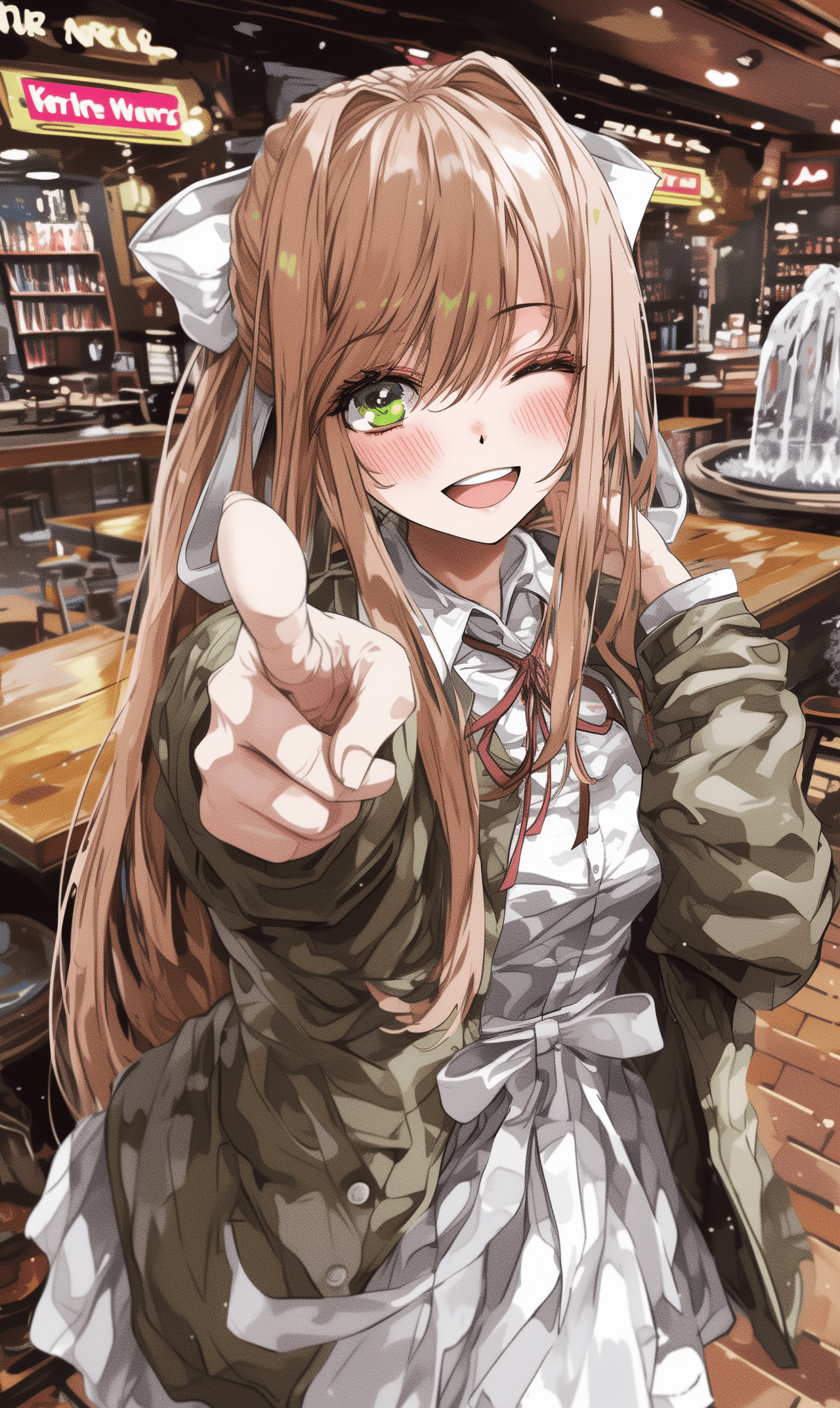 高評価なギフト ドキドキ文芸部!「モニカ」｜はぴねす -HappinessDark-｜note ポスター