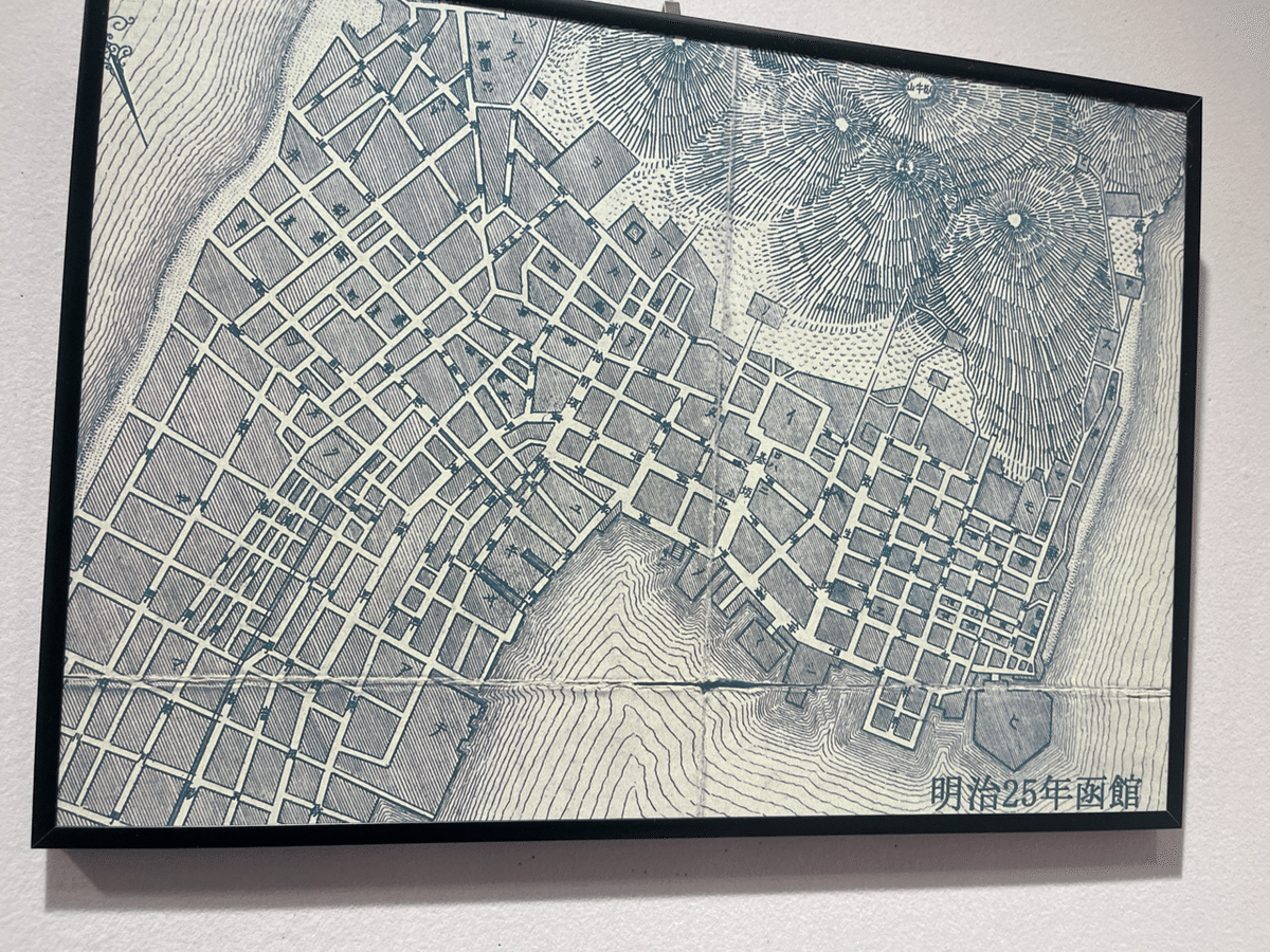 函館の古地図とパノラマ写真｜山旅グルメブロガーサロン