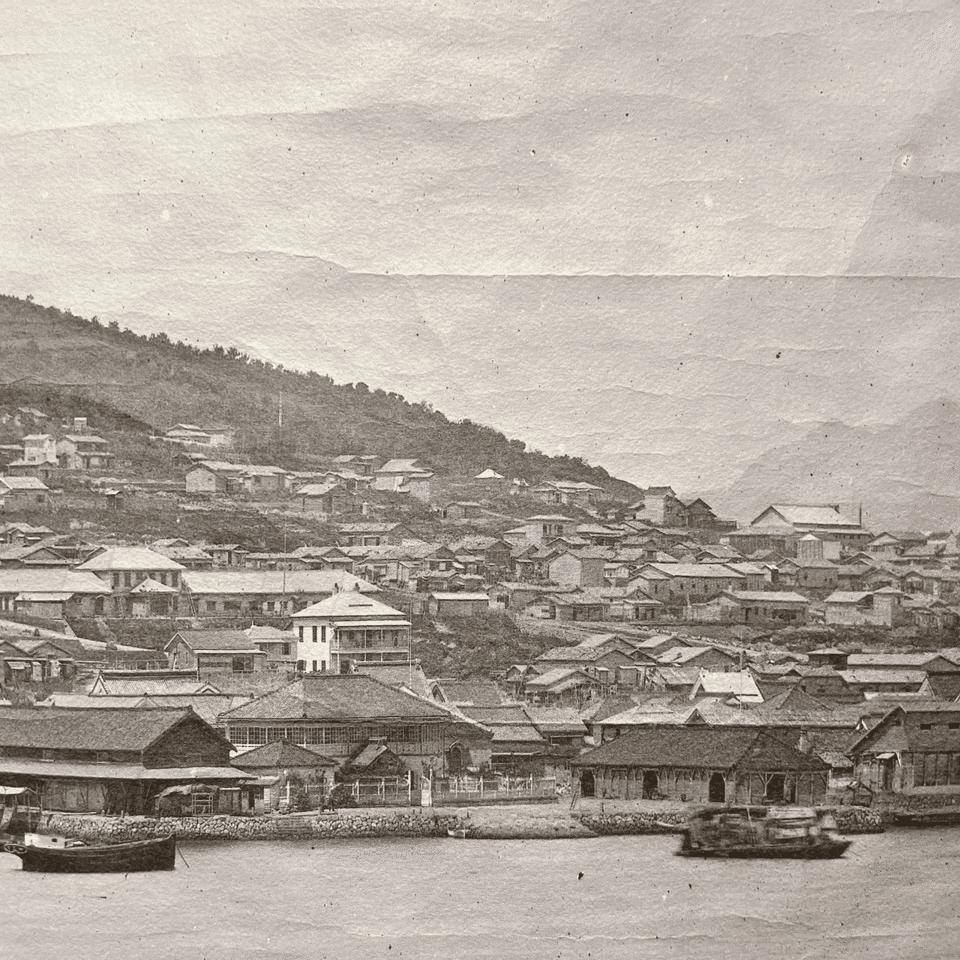 函館の古地図とパノラマ写真｜山旅グルメブロガーサロン