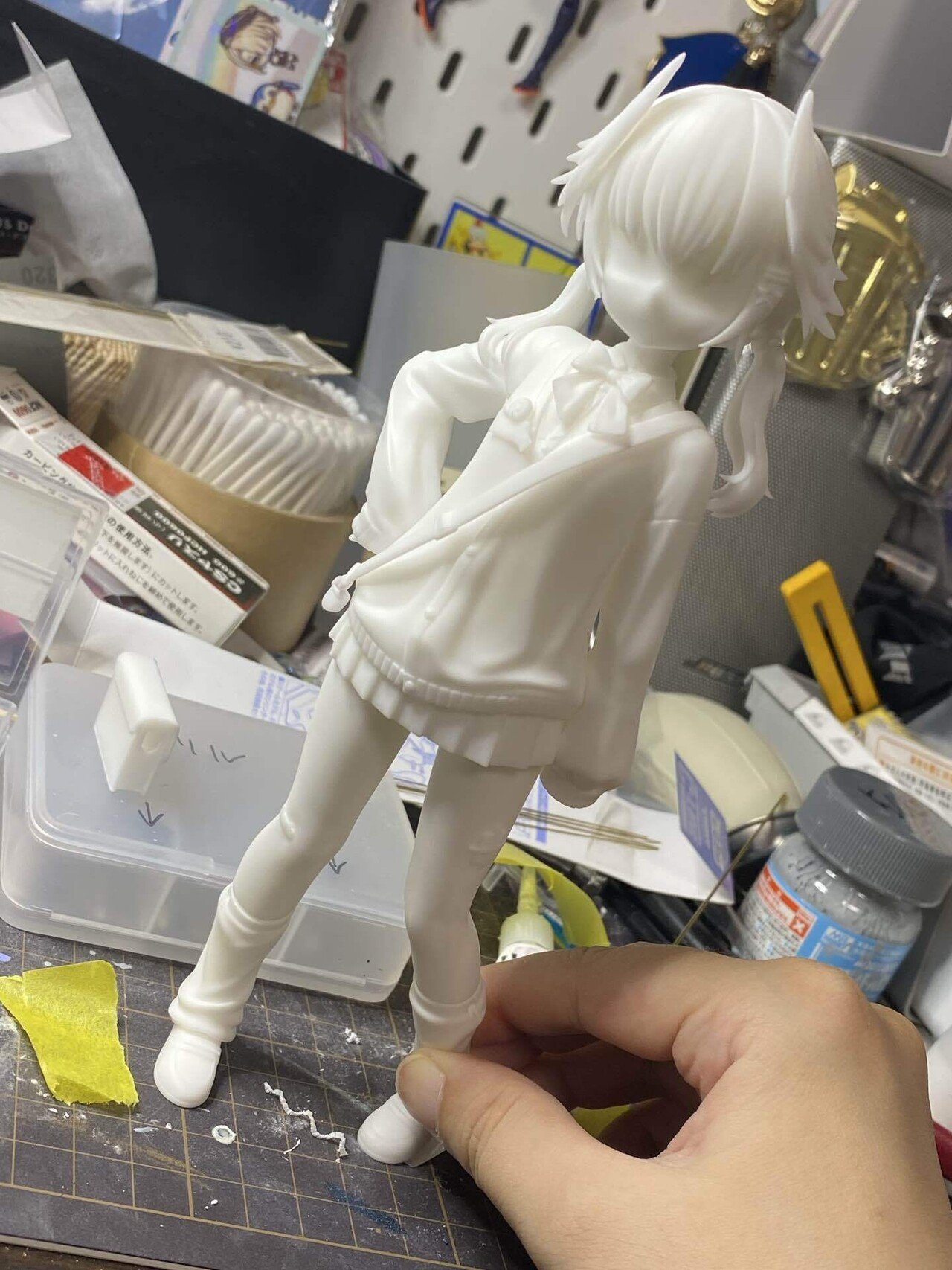 ファレホだけで美少女ガレージキットは作れるか｜icedango