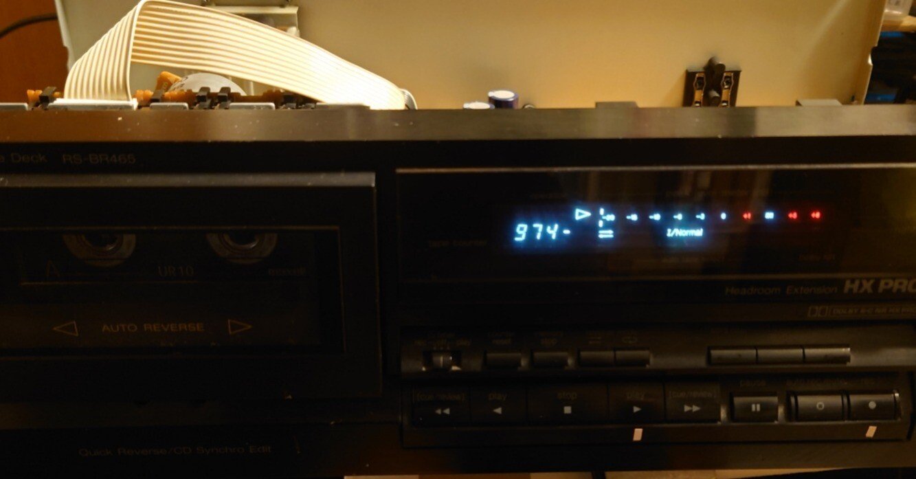 カセットデッキ修理 Panasonic RS-BR465｜mashiroa 真城亜