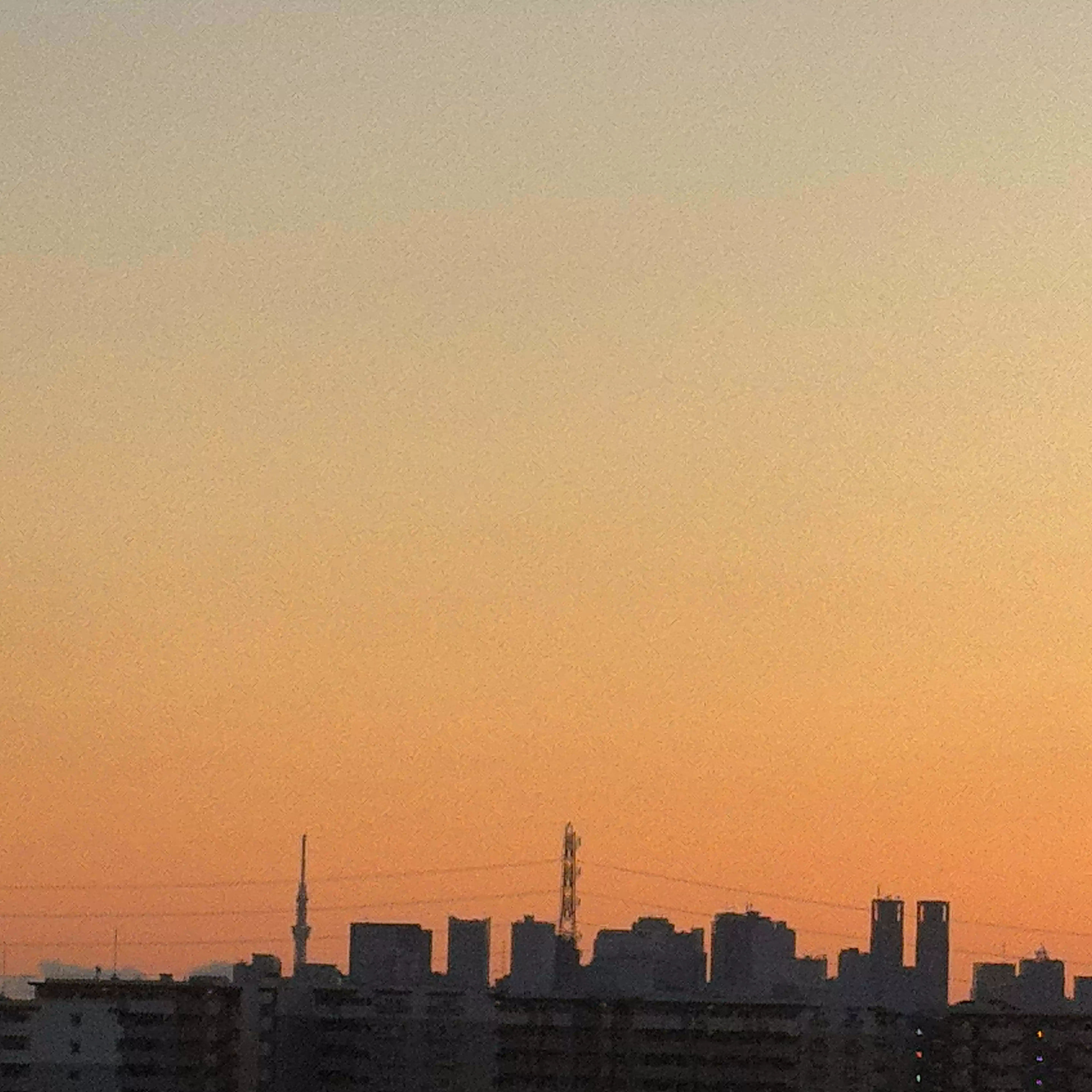 朝ごはんの跡