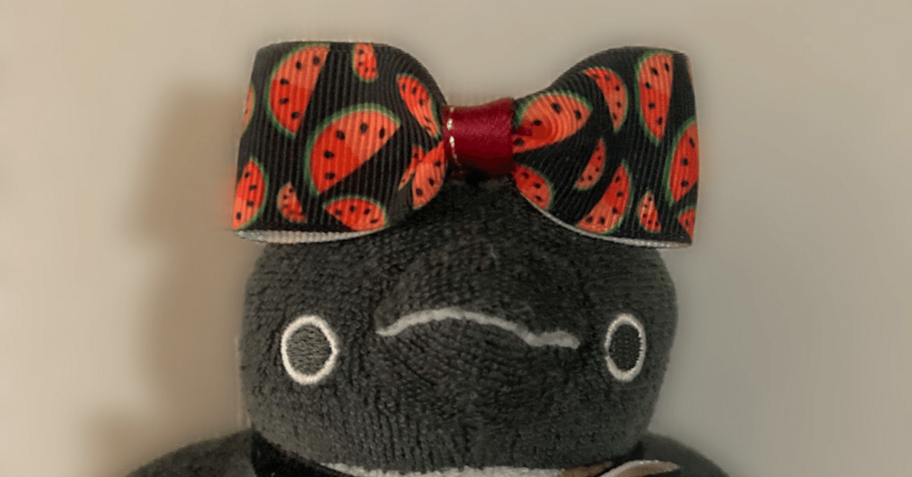 ぬいぐるみ蝶ネクタイ作り｜英希