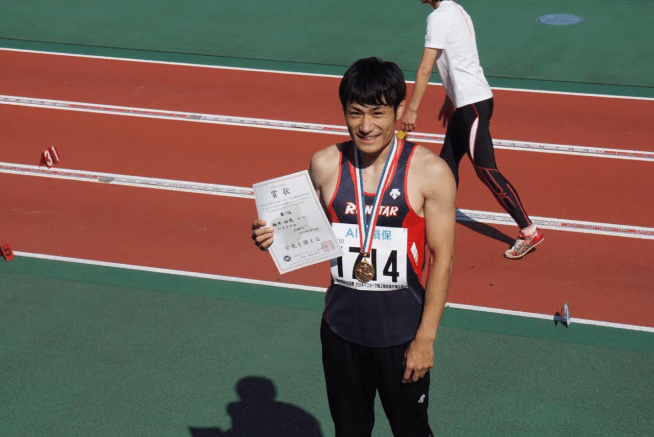 30代にしてハタチの頃の体と同じようなスピードが出るのを証明できた 横井佑哉氏が愛知県記録で日本制覇 舞野隼大 Note 30代にしてハタチの頃の体と同じようなスピードが出るのを証明できた 横井佑哉氏が愛知県記録で日本制覇 舞野隼大 Note