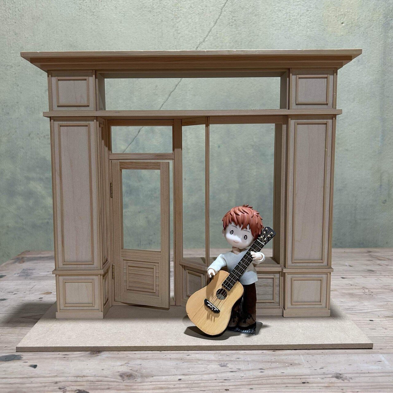 トールペイント作品 クリスマスドールハウス風 Dollhouse kit Christmas snowy night - YouTube