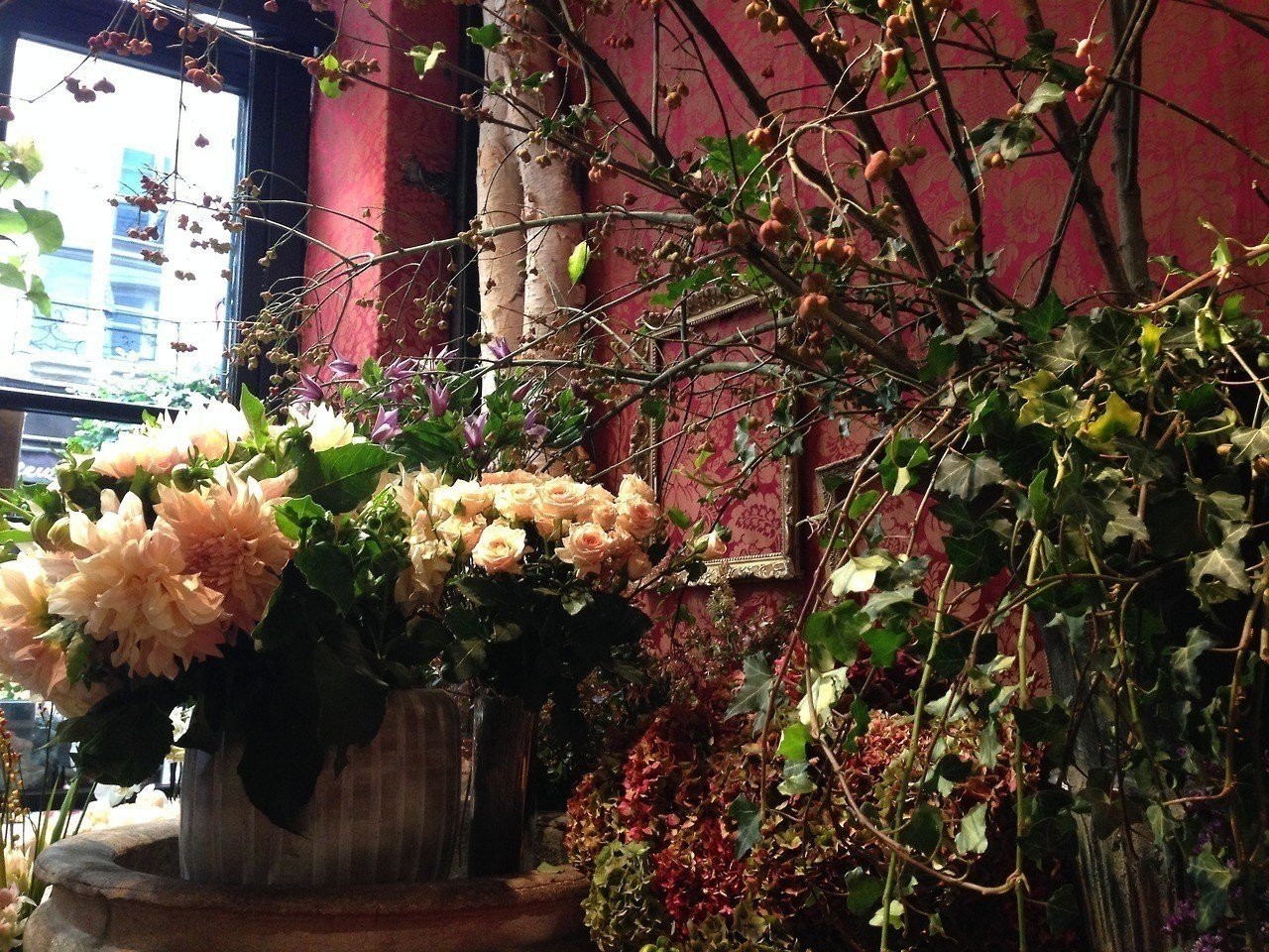 パリ こだわりのディスプレイ Aoyama Flower Market Paris Report Note