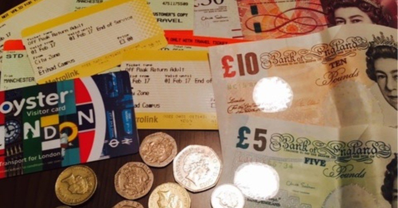 移動 イギリス1人旅行記 お金の話 7泊10日のイギリスひとり旅に使った費用 た や Note