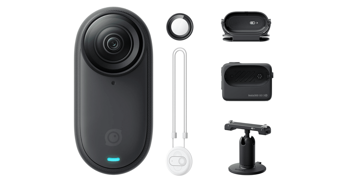 Insta360 GO 3 S 128GB本体と付属品 Insta360 GO 3 S 128GB本体と