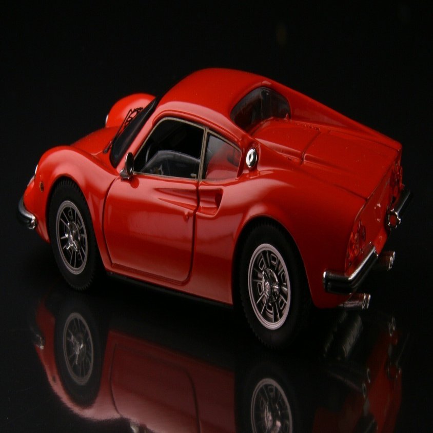 イタリア製 Bang 1/43 Ferrari Dino 246 GT ミニカー Amazon | Bang 1/43 Ferrari Dino 246 GT #46 Le Mans 24h 1972 Jean