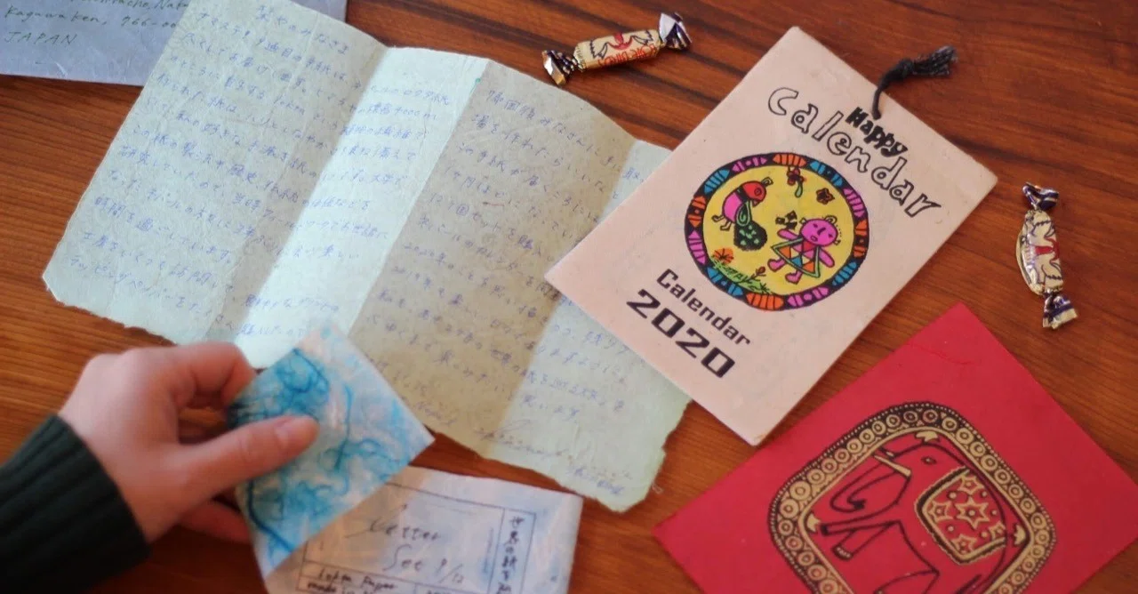 Pam Howden パムハウデン ネパール 手書き紙 Pam Howden パムハウデン