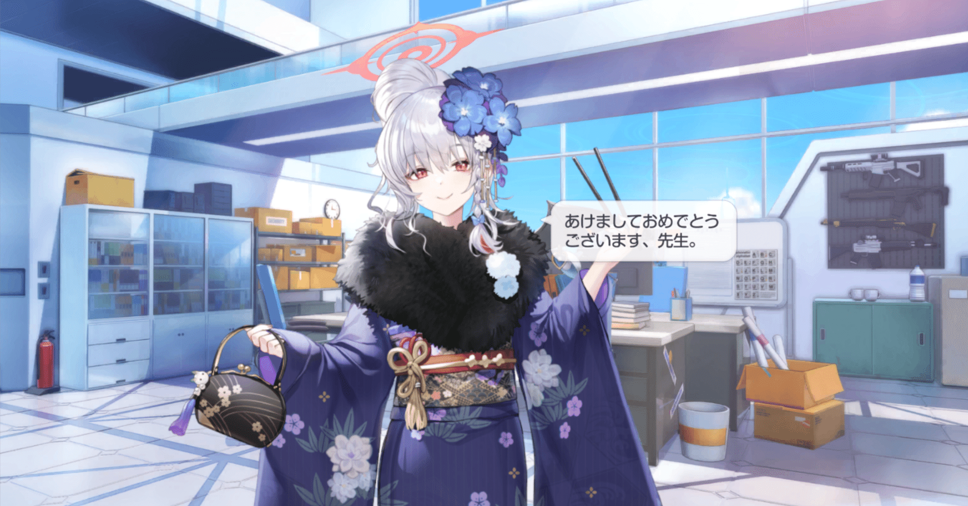 ブルアカ】あけましておめでとうございます【新年の挨拶】｜紺色わさび