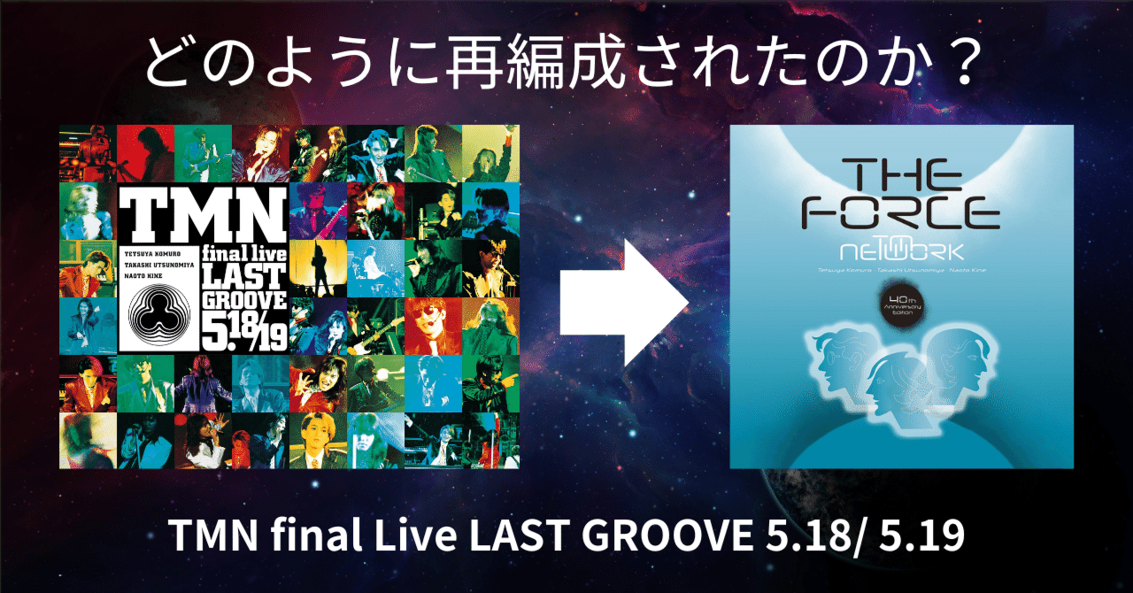 TM NETWORK「The Force -40th Anniversary Edition」で再編成された