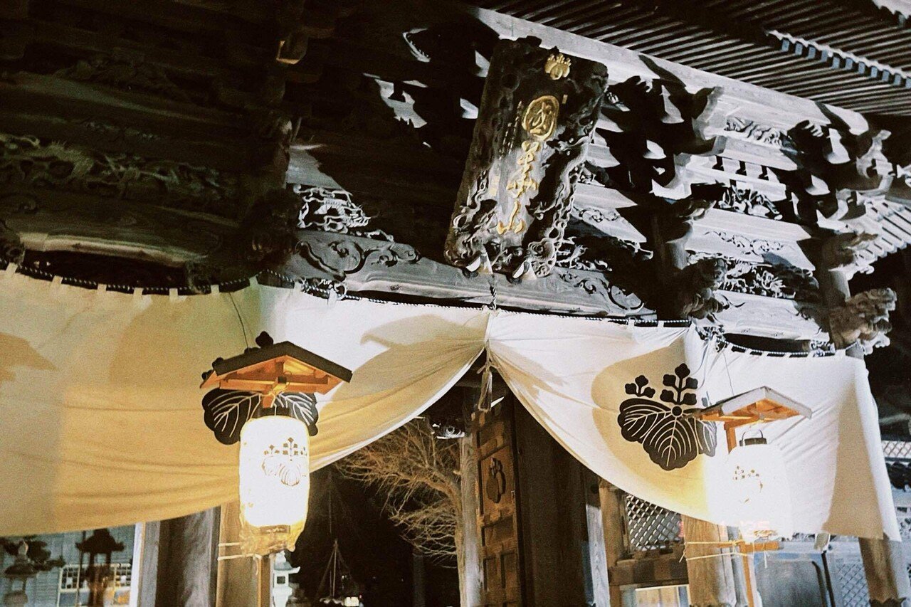 高龍寺の除夜の鐘と元旦のお参り2025.1.1｜山旅グルメブロガーサロン