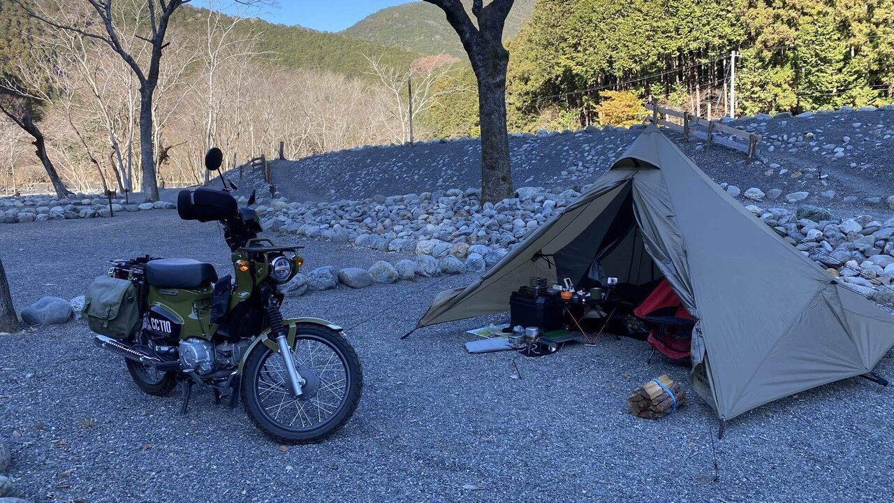 バイクキャンプテント デイトナネグラワンティピー｜オヤジの