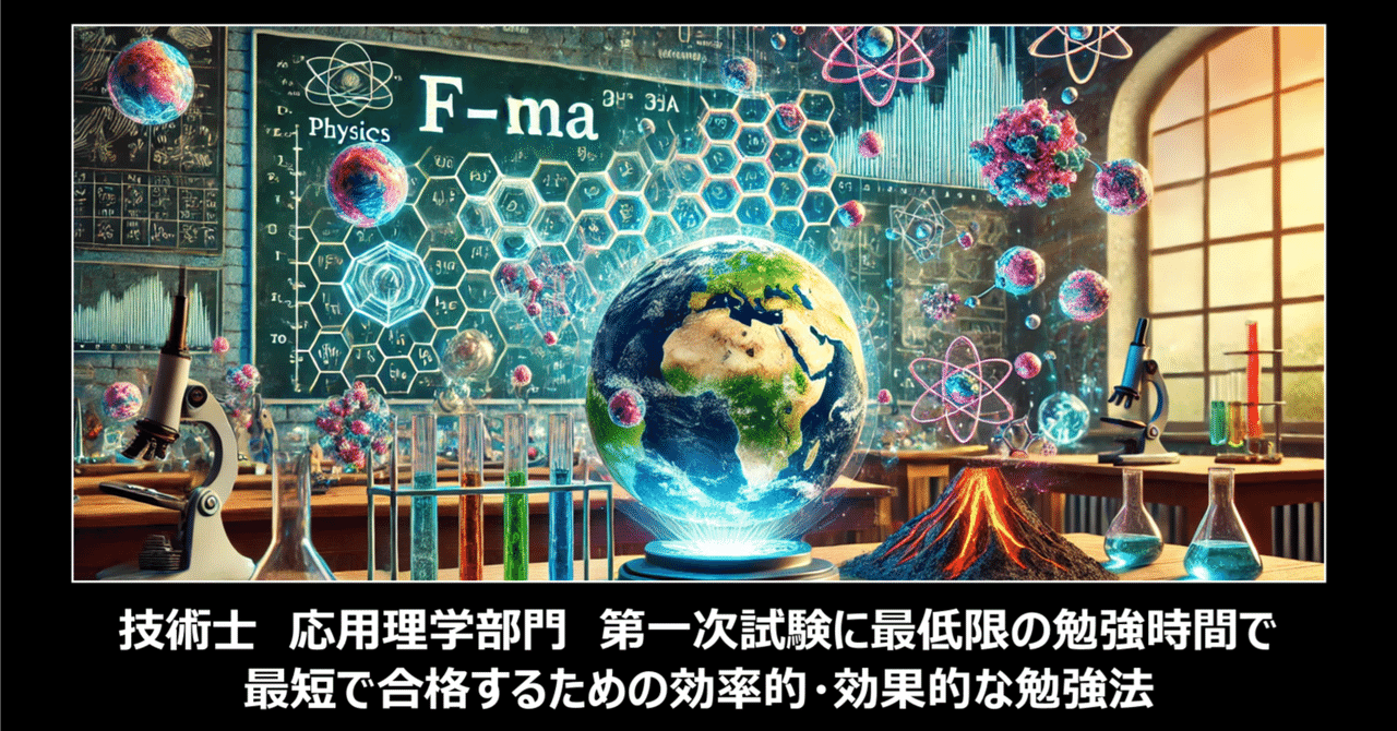 資格】技術士 応用理学部門(第一次試験)に素人が独学で最短 資格】技術士 応用理学部門(第一次試験)に素人が独学で最短