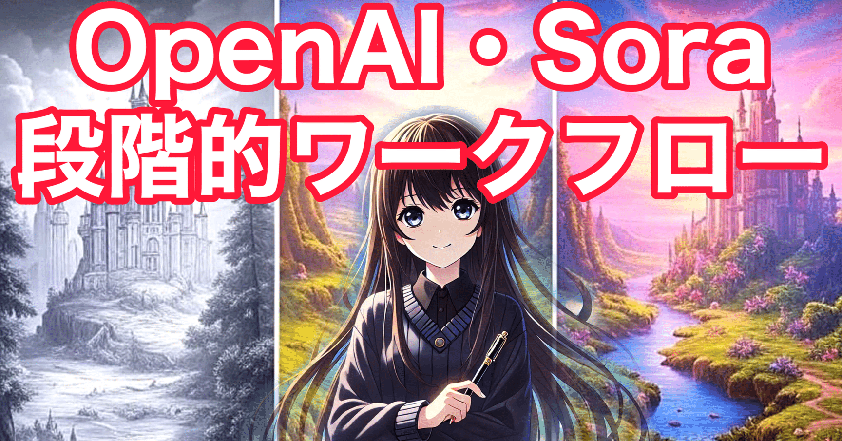 Soraで効率的に高品質な動画を作ろう！段階的アプローチで理想の映像を