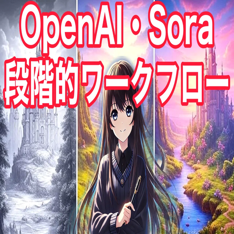 Soraで効率的に高品質な動画を作ろう！段階的アプローチで理想の映像を