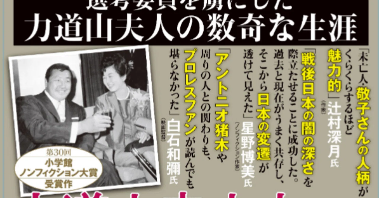 読書録「力道山未亡人」｜澄山シン