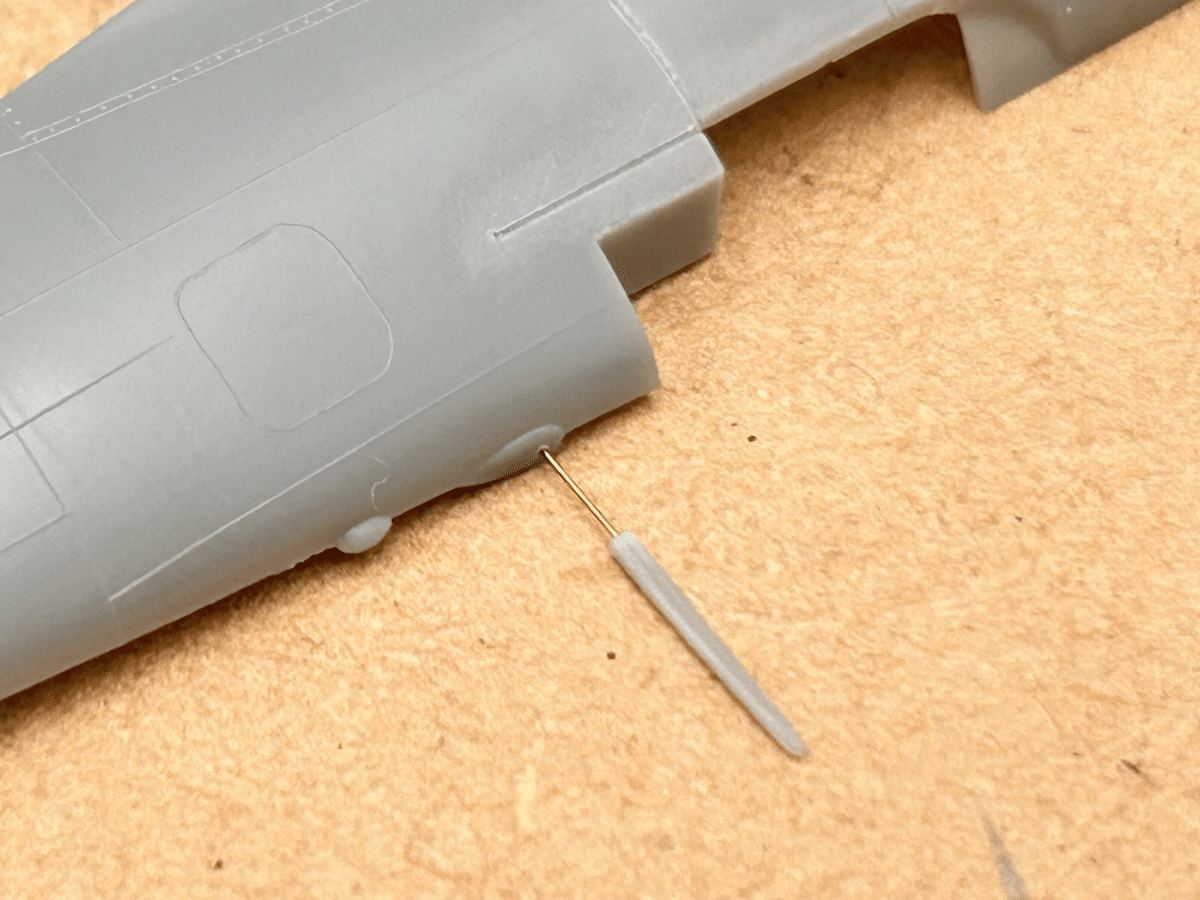 3 ハセガワ 1/72 スピットファイア Mk.Ⅰの製作 工作2｜あお