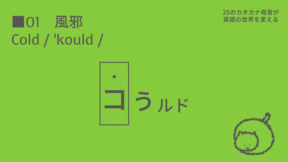 カタカタ母音で聴いてみよう ～英単語：病気・症状20選～｜Taka