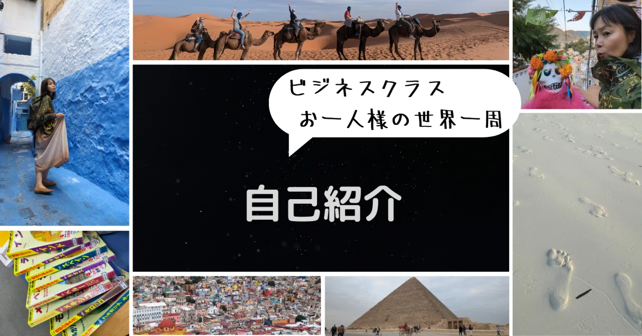 自己紹介:ビジネスクラス、50歳からの世界一周｜さなえ@仕事しながら