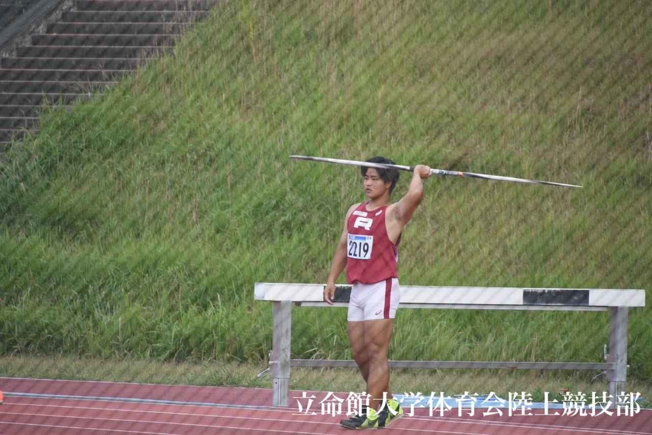東島啓晃｜立命館大学体育会陸上競技部