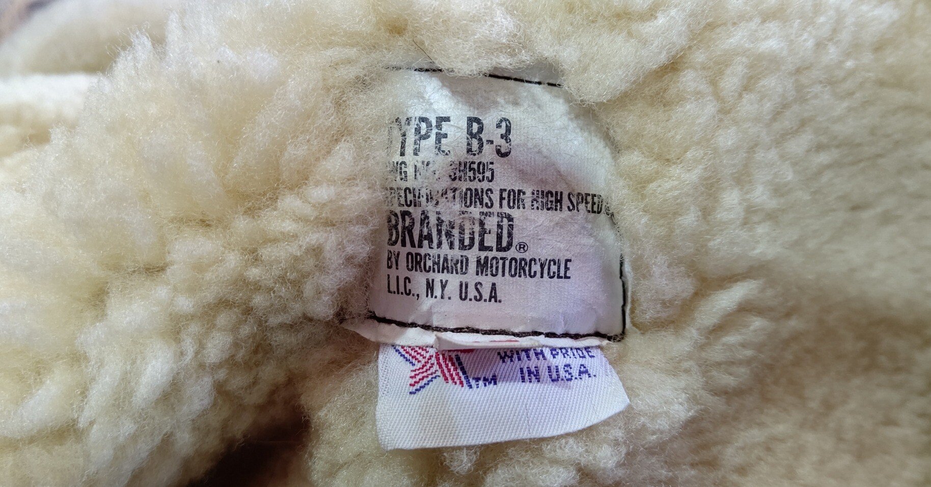 ✈B-3フライトジャケットをレスキューした！🏍ORCHARD MOTORCYCLE社製