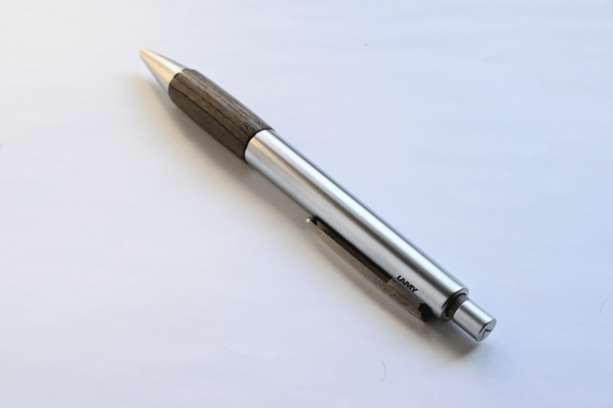 Lamy Accent Mechanical Pencil in Aluminum Grey with Wood
