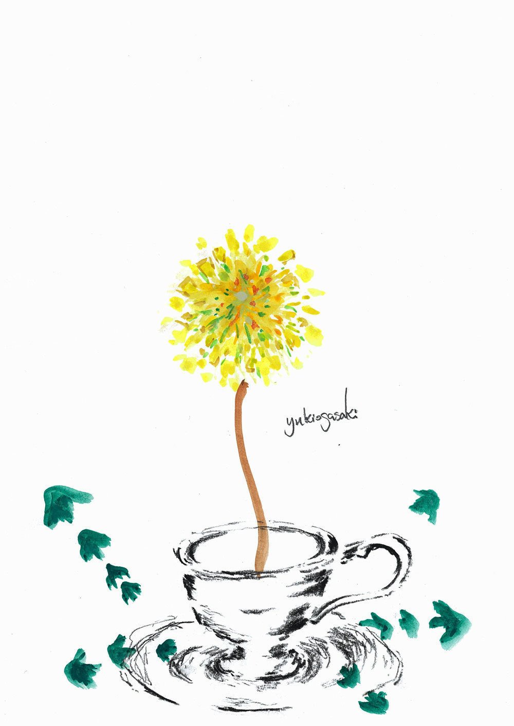お茶のパッケージの絵を描きました Yukio Sasaki Note お茶のパッケージの絵を描きました Yukio Sasaki Note