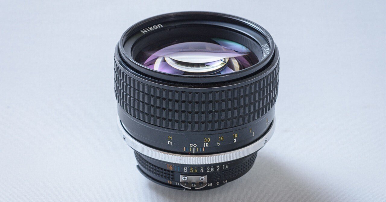 ニコン Nikon Ai-s NIKKOR 85mm F1.4 ニッコールレンズのお話】AI Nikkor 85mm F1.4Sで撮る薄暮の町