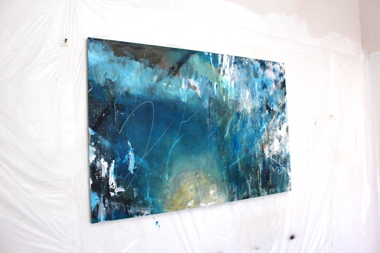 大型バリ絵画　木枠を外してキャンバスのみ郵送 大型バリ絵画 木枠を外してキャンバスのみ郵送