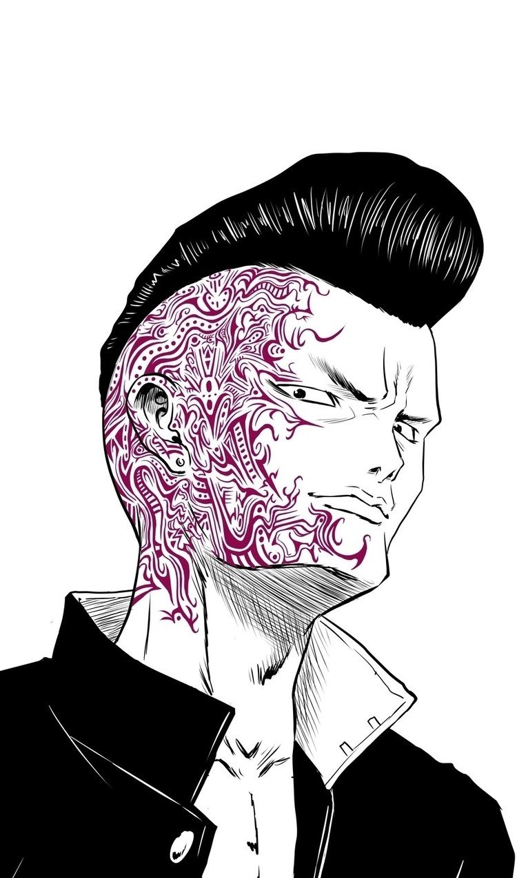 玉屋一心イラスト集 ヤンキー 玉屋一心 たまやいっしん Note