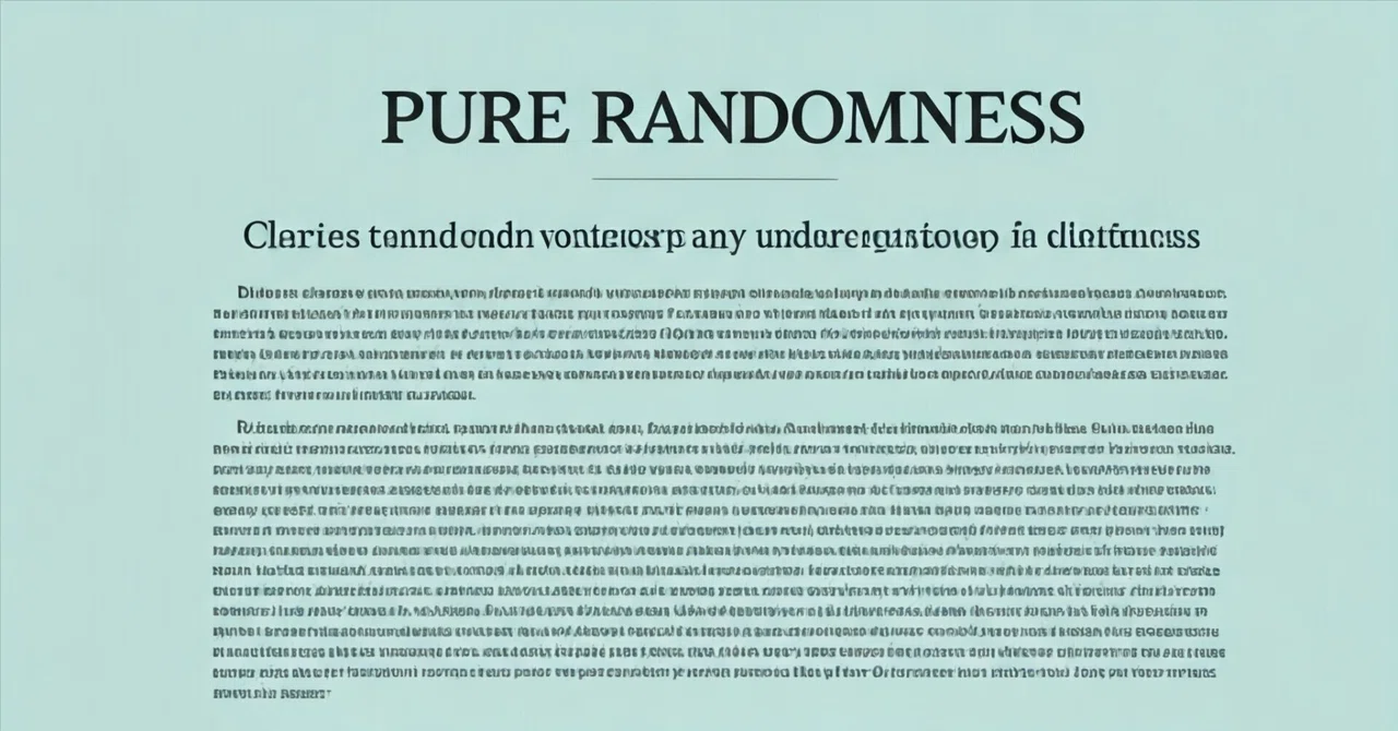 Problem Approach Impact Detailed Explanation of Pure Randomness and Methods to Prove the ...