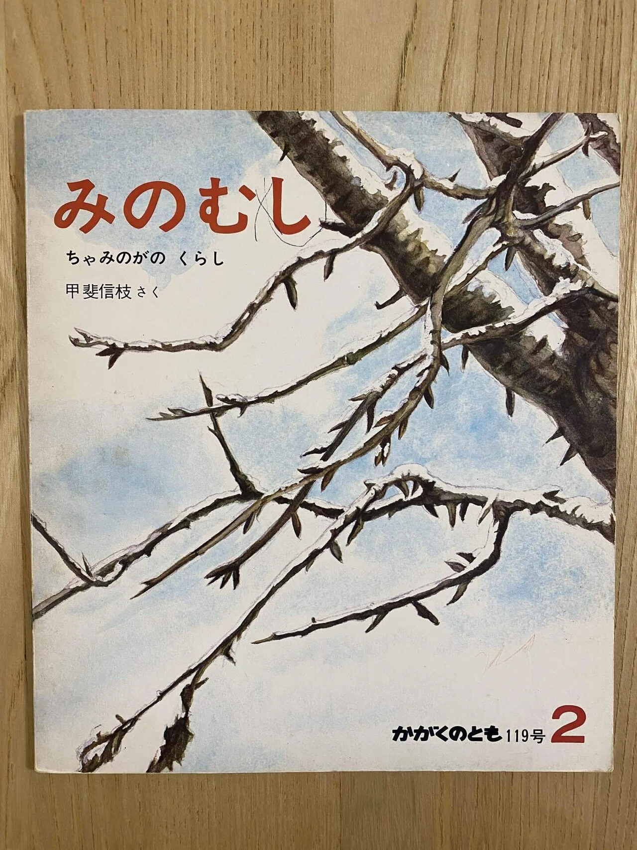 2月の絵本「みのむし ちゃみのがのくらし」｜朋🐬💠自宅に小さな図書館