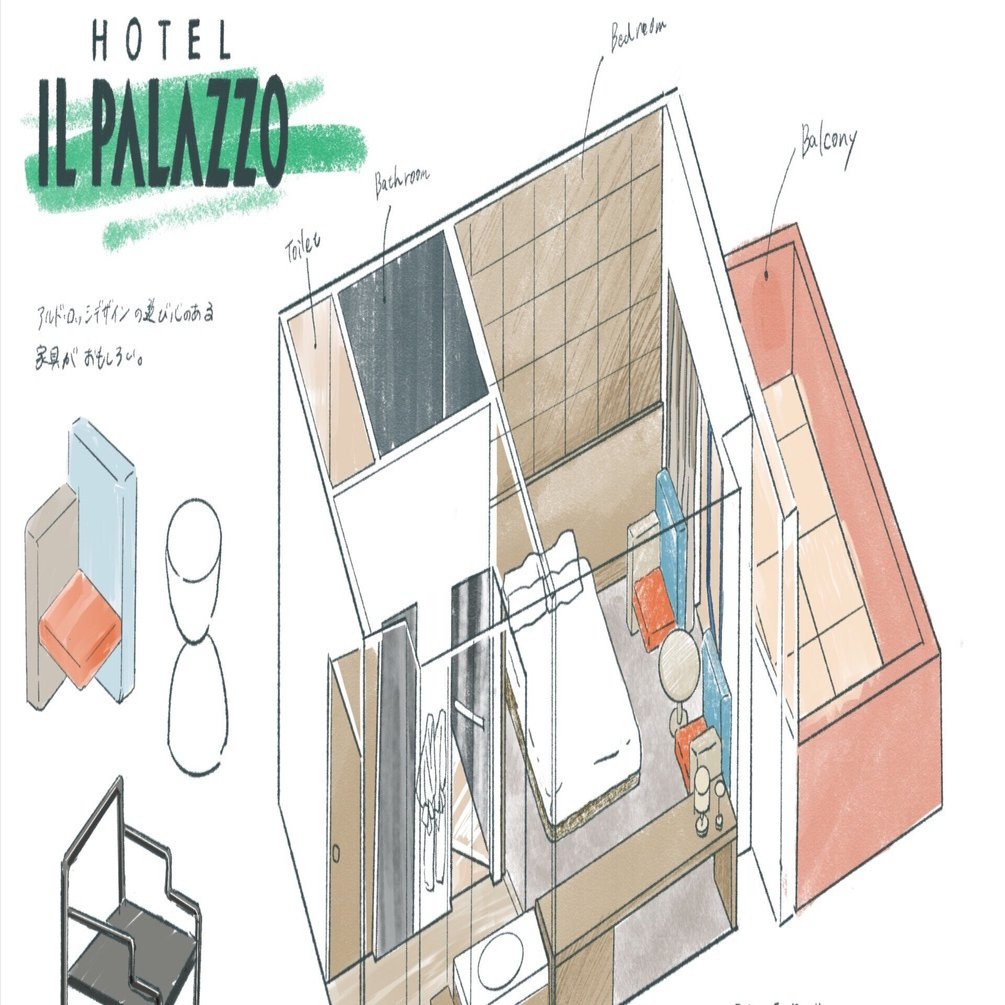 今と昔が同居する「ホテル イル パラッツォ」でビュッフェを。｜Lys