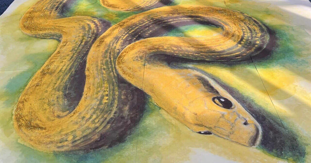 干支大絵馬づくり〜巳年〜｜彌生の風