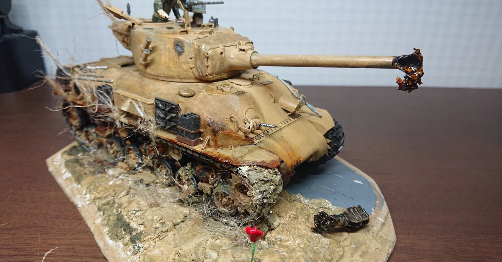 初】戦車ジオラマを制作しました。｜やくしぃ博物館