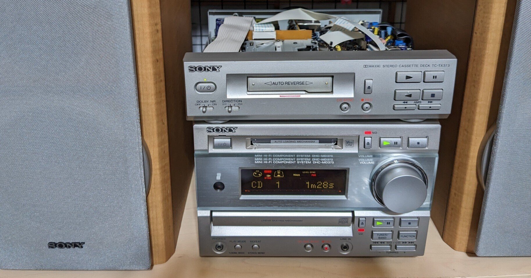 SONY TC-TX373•ACU-TX373 2個セット DHC-MD373 と TC-TX373 の修理｜sun