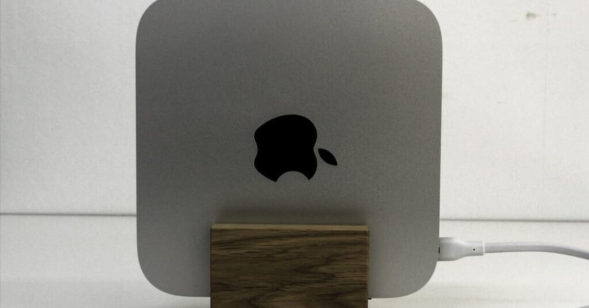 ガジェット]やっぱりでてきたMac mini用の縦置きスタンド｜-MONOQLO- Blog @KokiSasamoto