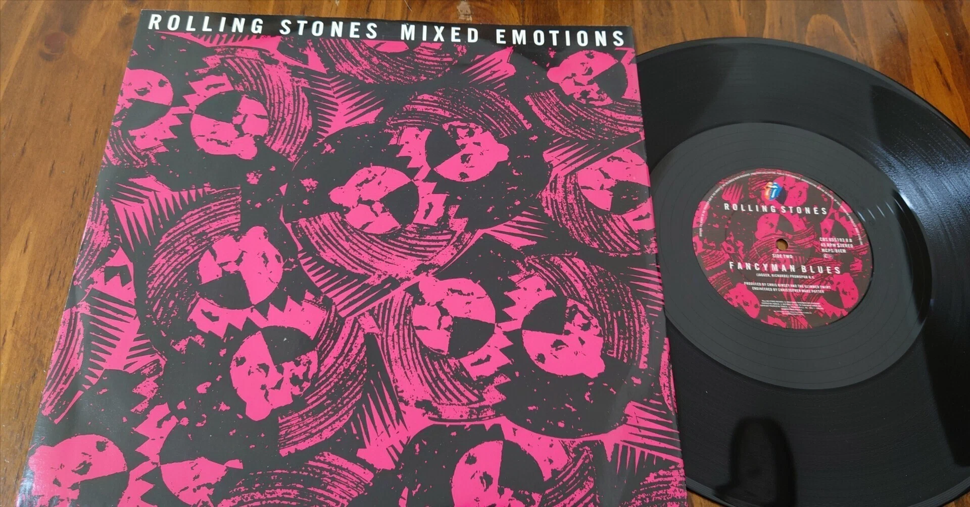 ROLLING STONES Mixed Emotions シングルレコード ROLLING STONES