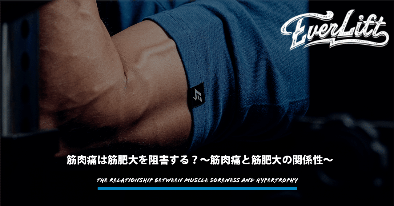 筋肉痛はむしろ筋肥大を阻害する？〜筋肉痛と筋肥大の関係性〜｜今古賀 翔