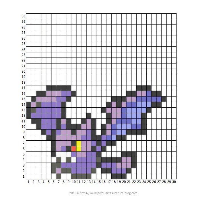 ピクセルプレイマット ドット絵 紙でドット絵を作る｜つづく