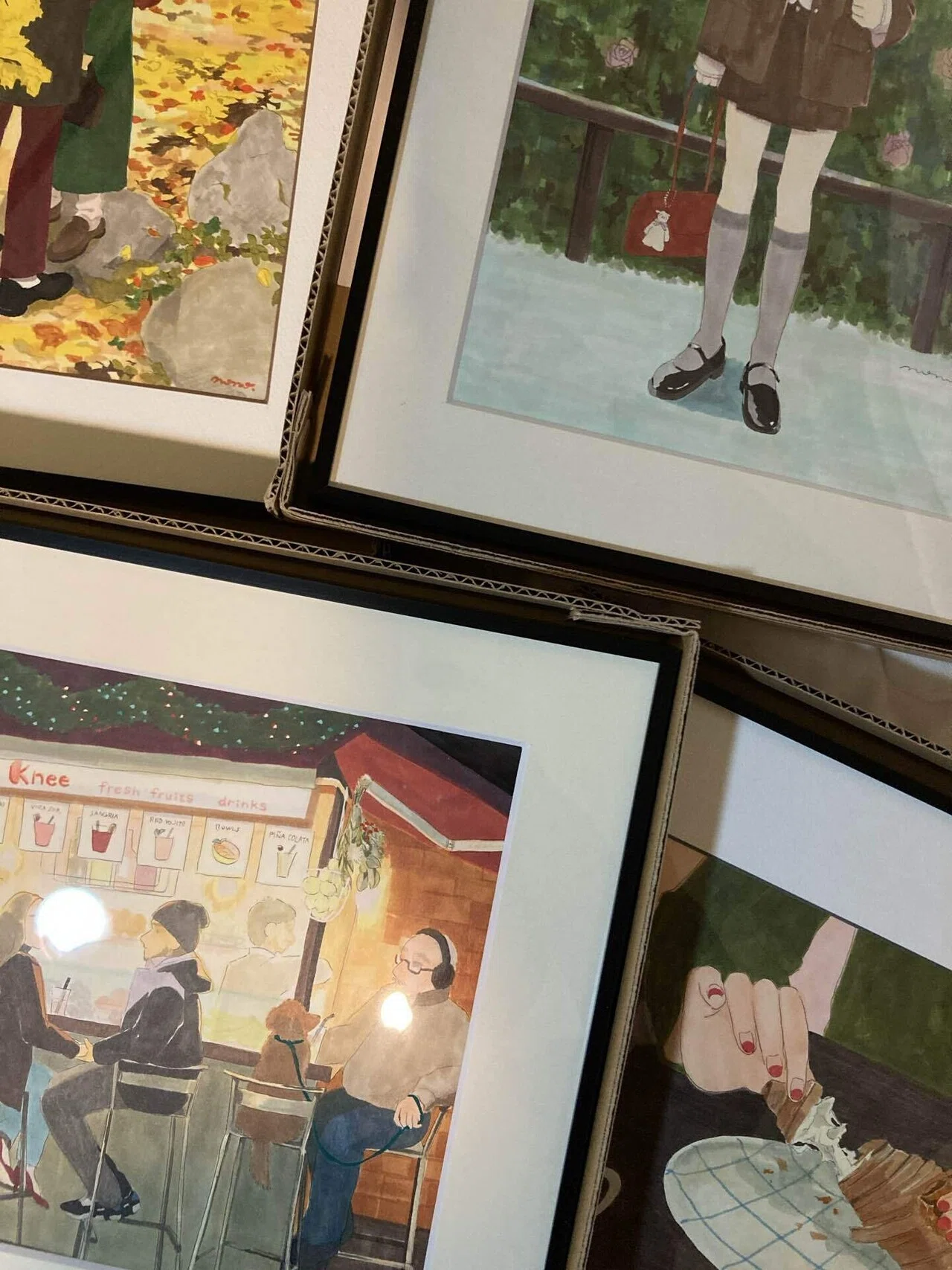 展示に出展するイラストを、展示前に公開し解説するという試み