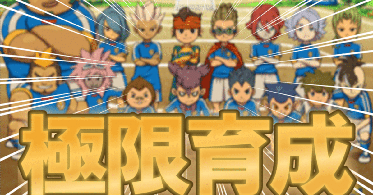 全メンバー極限育成済】イナズマイレブン3 世界への挑戦!!ジ