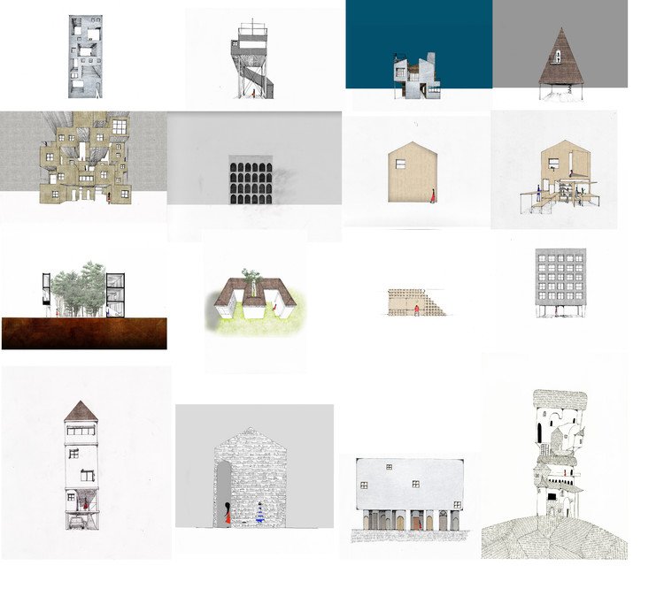 マガジン「虚構建築」から，正対シリーズをまとめてみました．