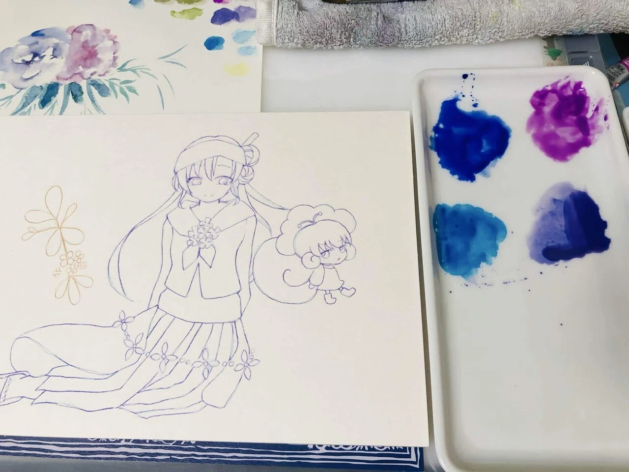 水彩】【絵の具メモ】その6｜しま