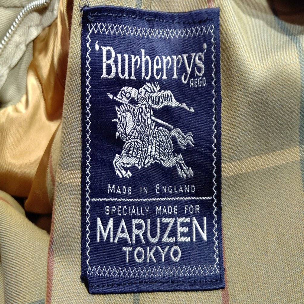 英国製🐎BURBERRYS✨ステンカラーコートをレスキューした💖 MARUZEN