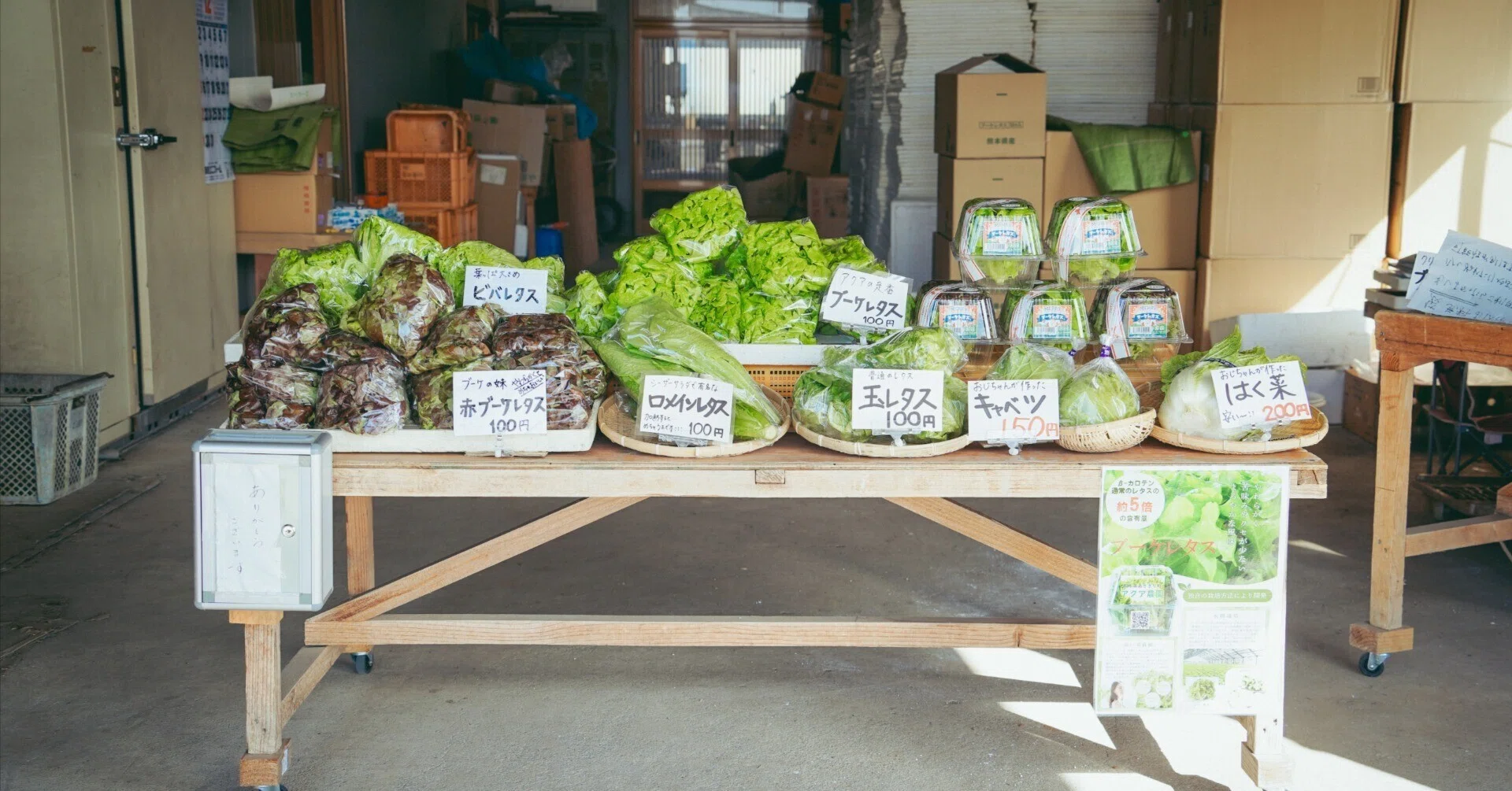 アクア農園】 あさぎり町の無人販売所でこだわり野菜を超お手軽に