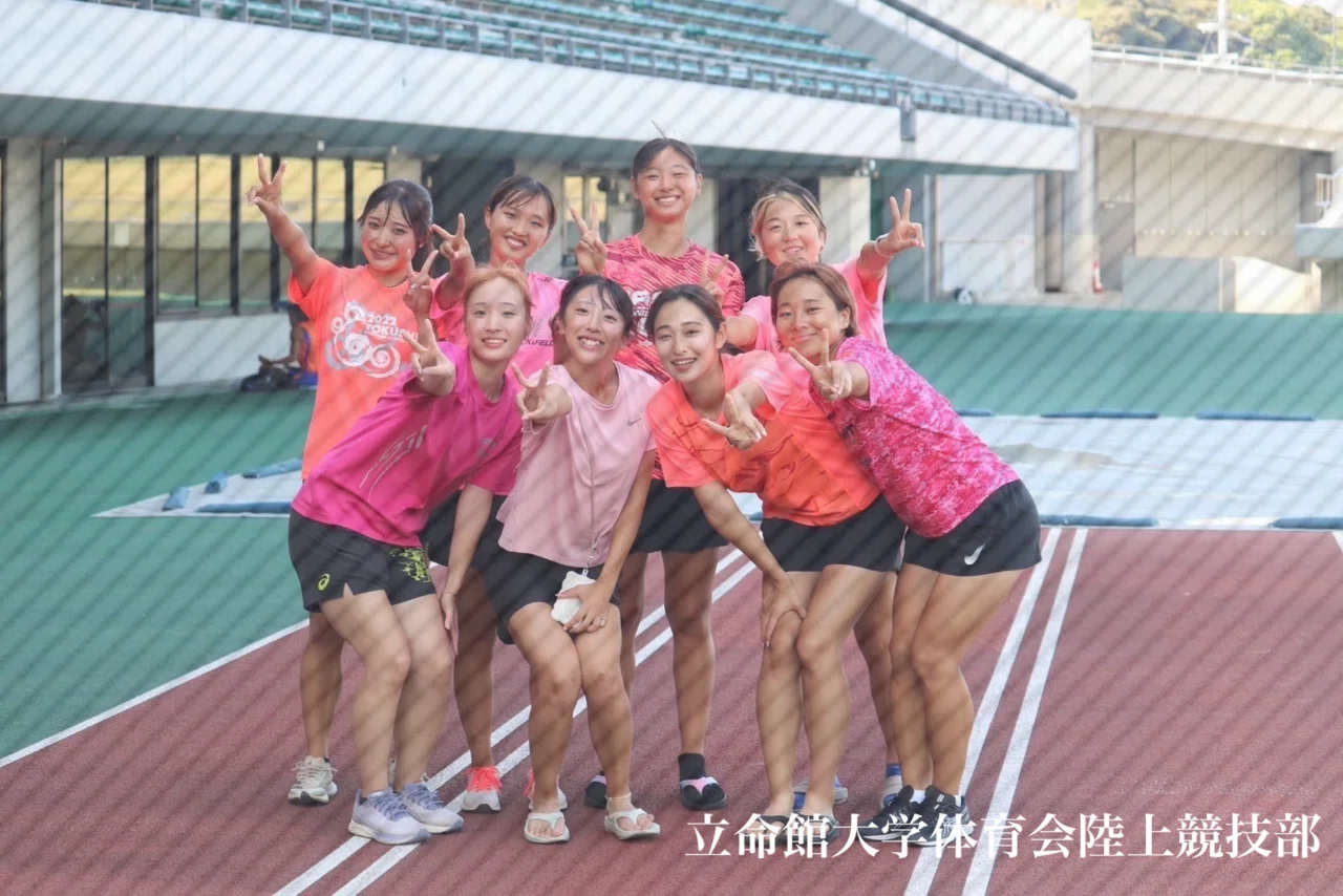 立命館大学　体育会　女子　陸上部競技部　準公式Tシャツ　m 立命館大学 体育会 女子 陸上部競技部 準公式Tシャツ m 立命館大学